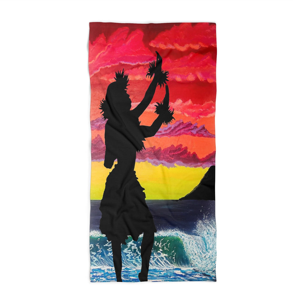 Sunset Dancer Beach Towel