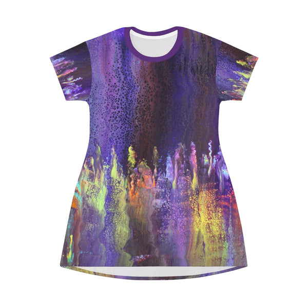 Purple Fantasy T-shirt Dress