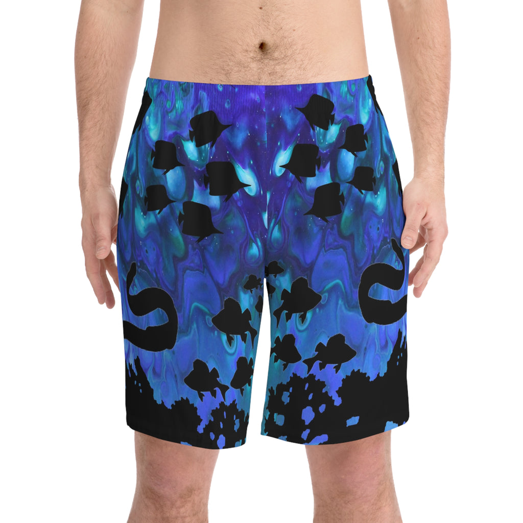 Aquarium Men's Elastic Beach Shorts