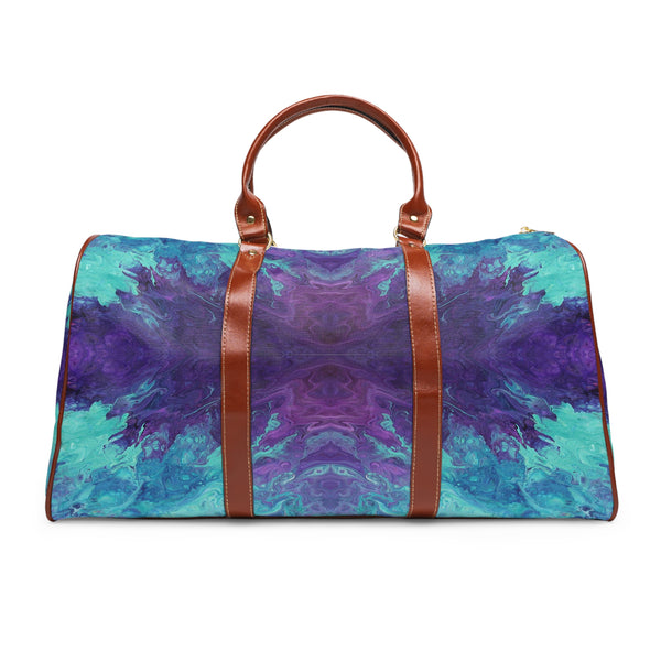 Lavender Twist Waterproof Travel Bag