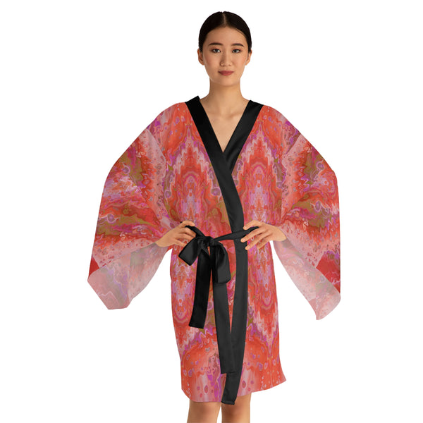 Dreamsicle Long Sleeve Kimono Robe