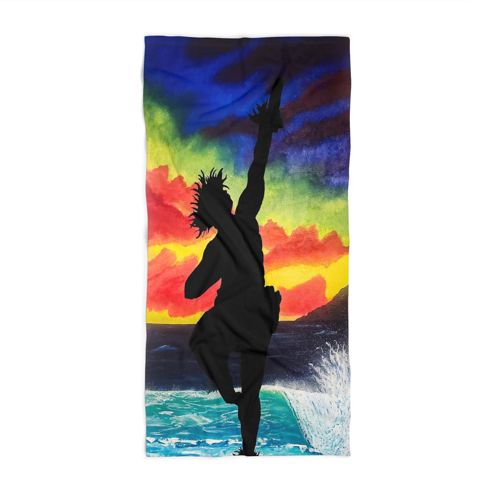Male Dancer Beach Towel