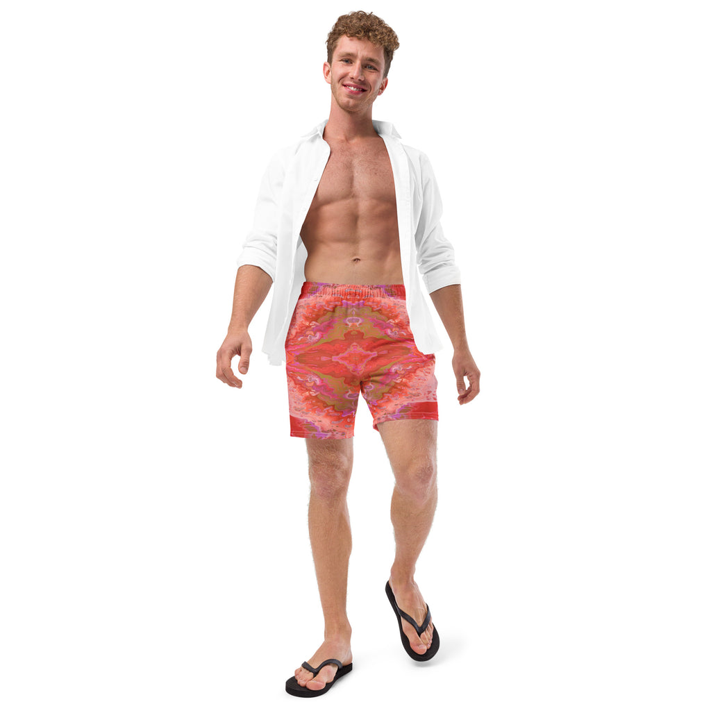 Dreamsicle Recycled Men's swim trunks