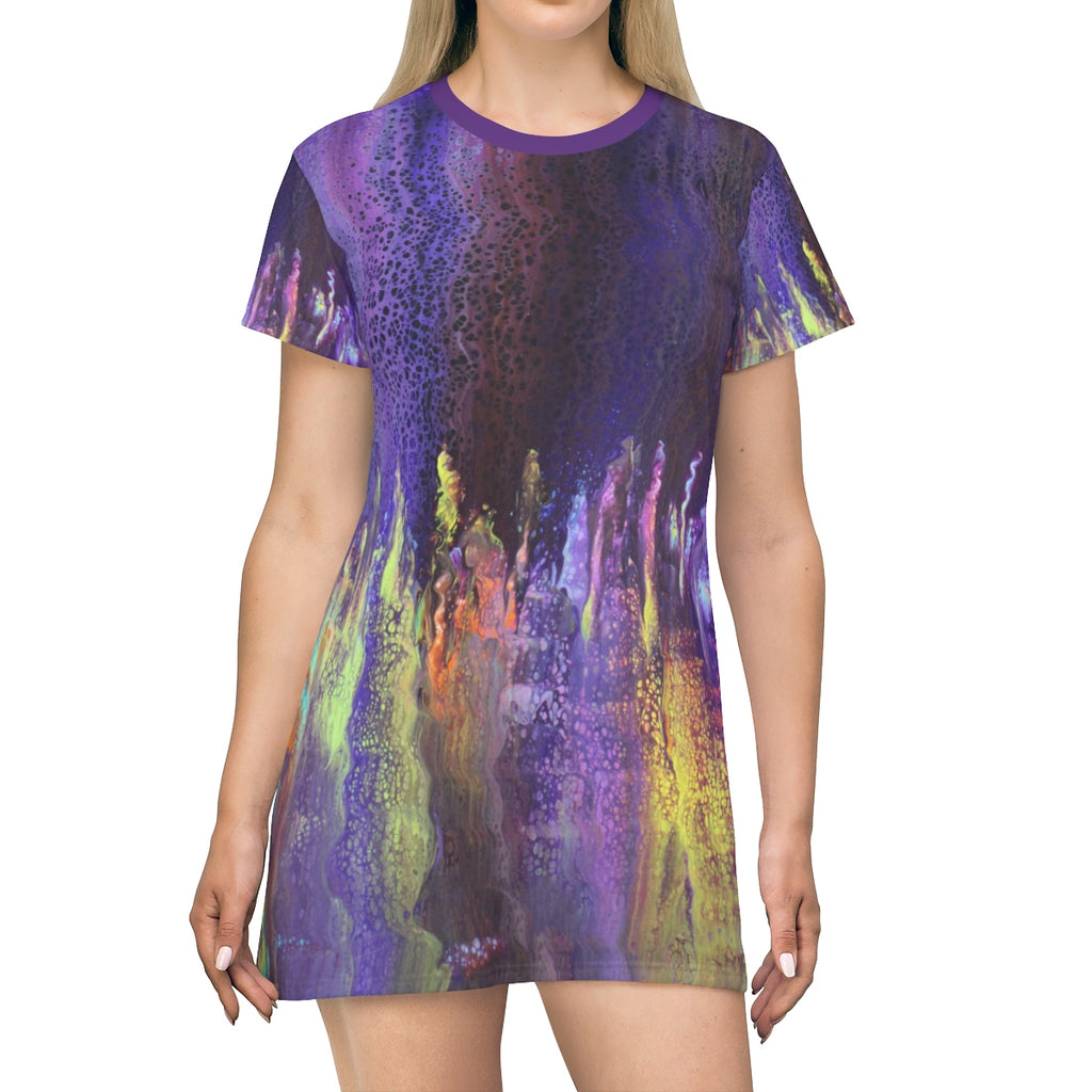 Purple Fantasy T-shirt Dress