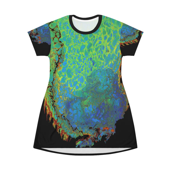 Flames of Desire T-shirt Dress