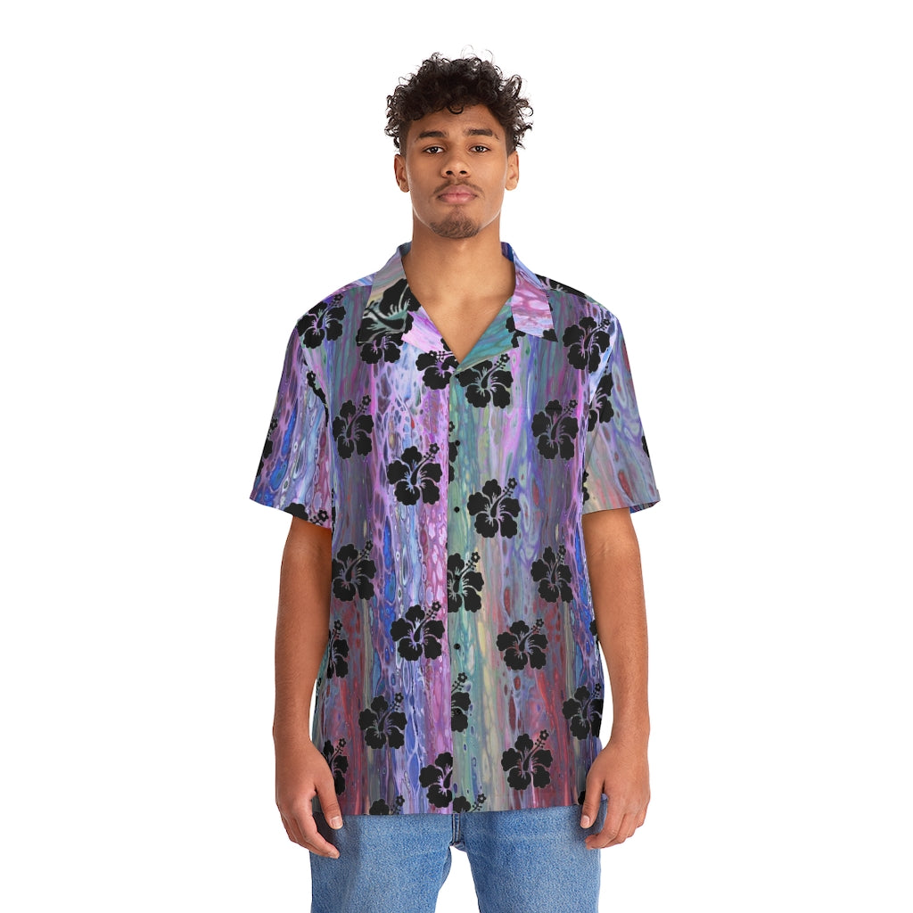Abalone Hibiscus Hawaiian Shirt