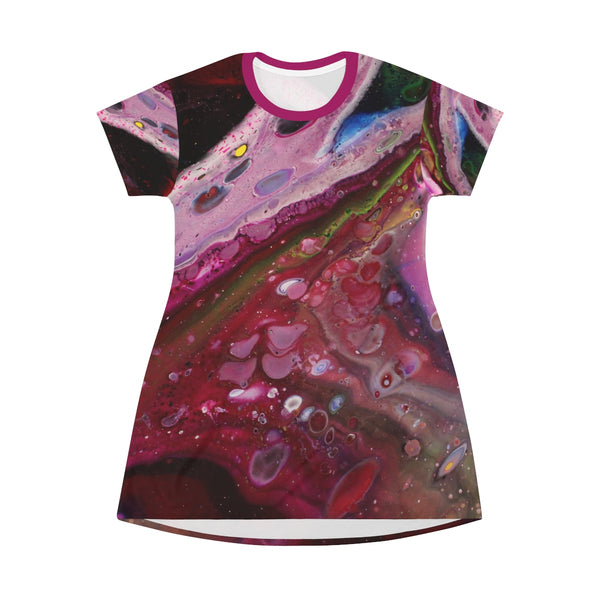 Cranberry Dreams T-shirt Dress