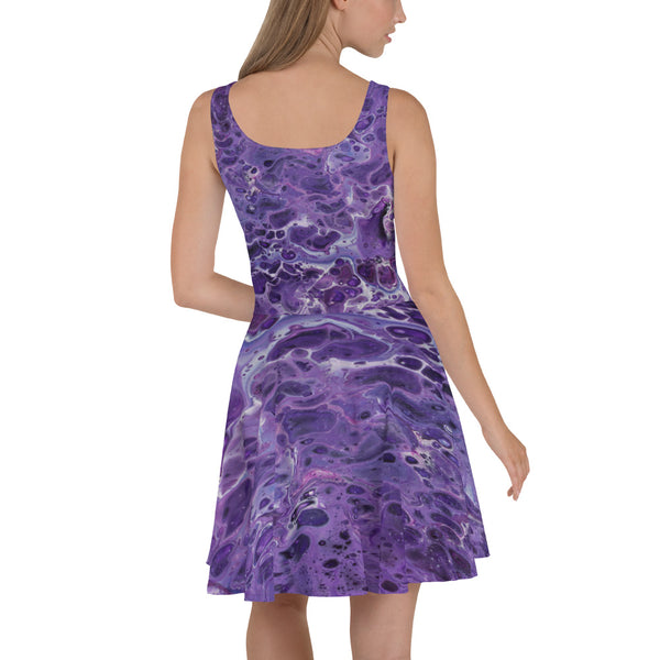 Shy Violet Skater Dress