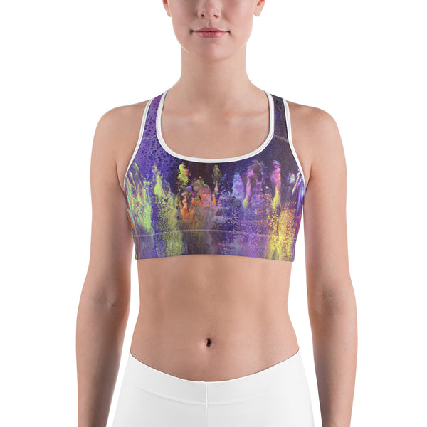 Purple Fantasy Sports bra